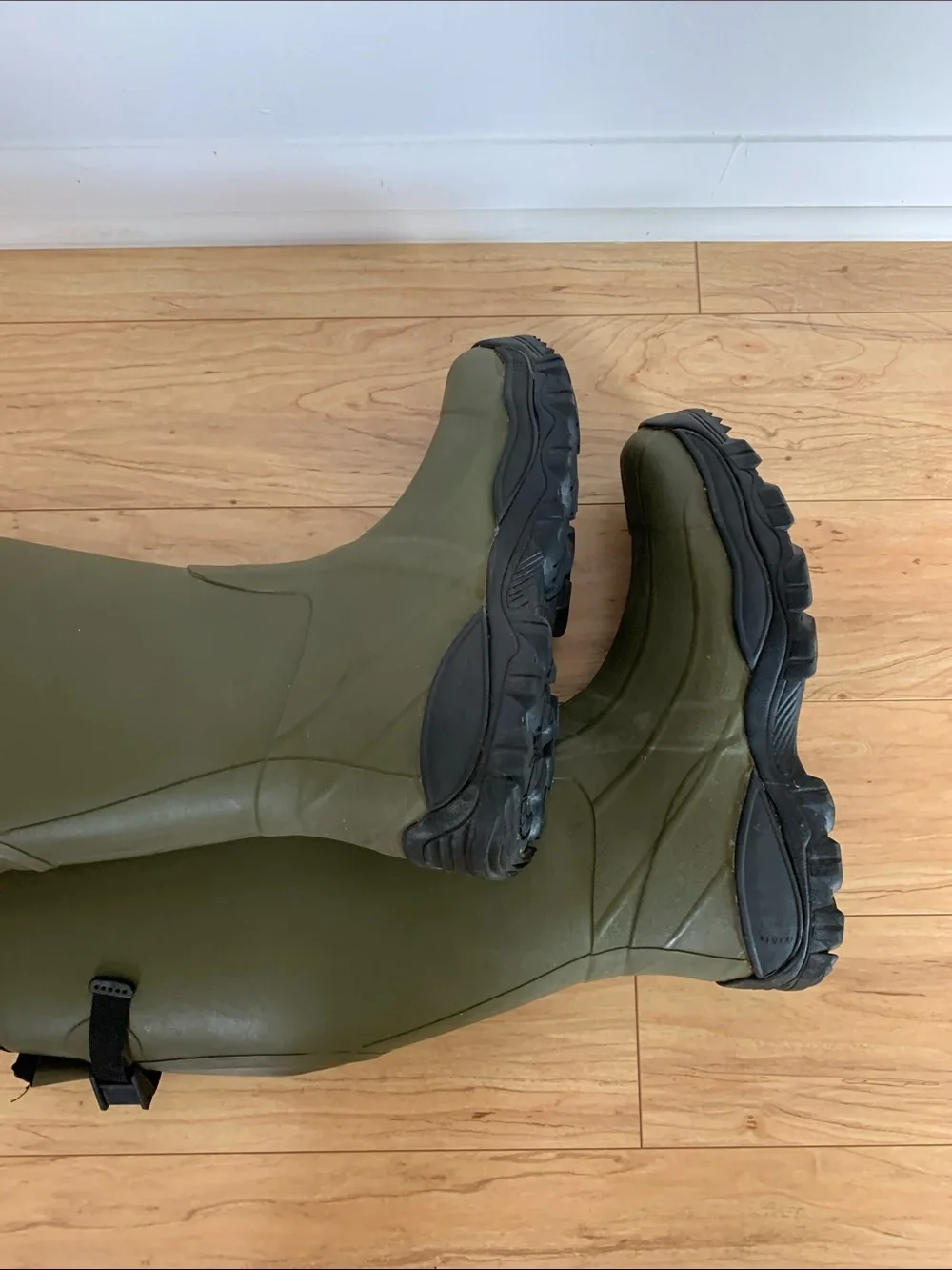 Buck Commander Olive Green Rubber Tall Hunting Boots